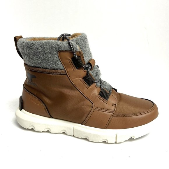 Sorel Womens Explorer II Carnival Felt Waterproof Boot Brown 7 M
